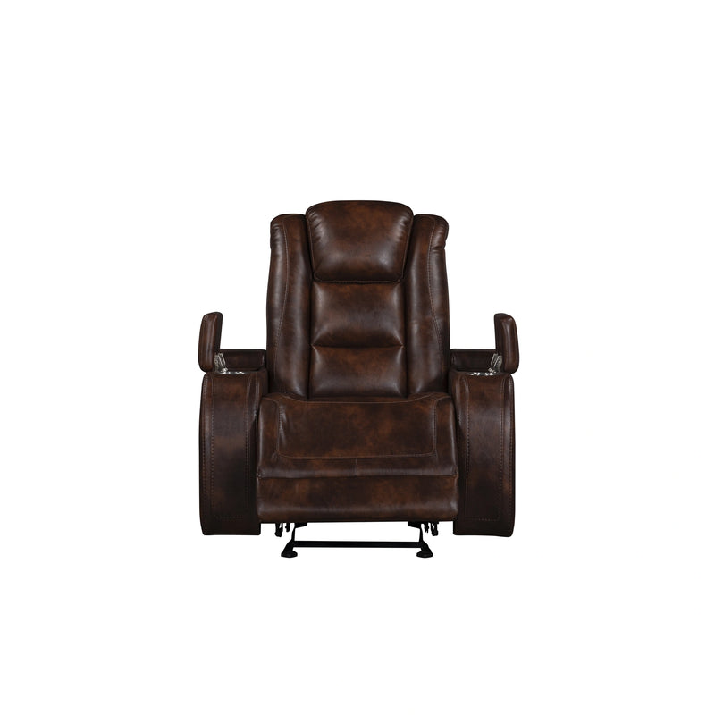 Chester Glider Recliner-Brown