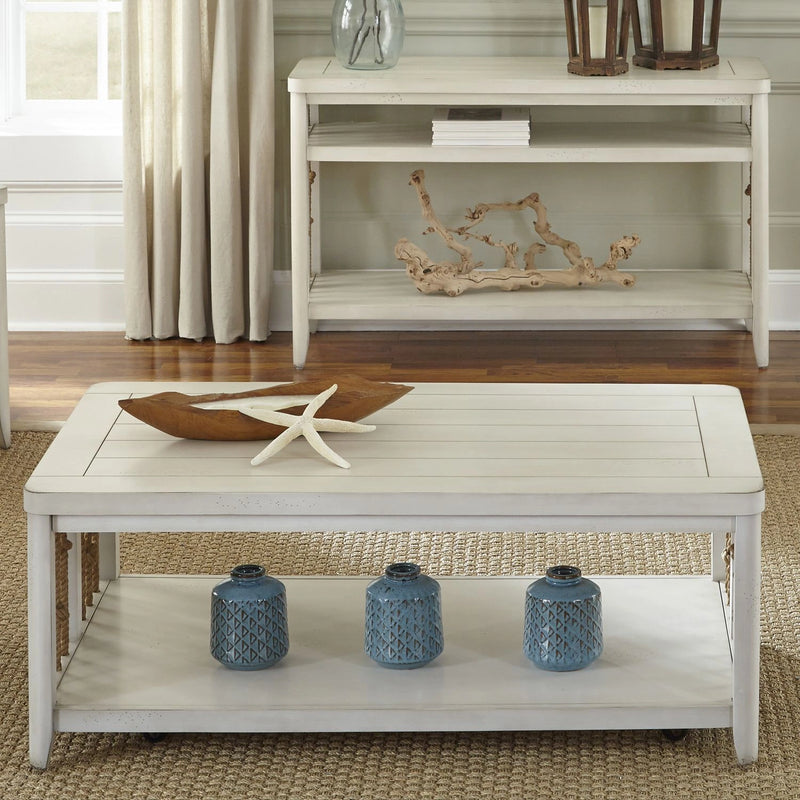 Dockside II Cocktail Table in White image