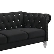 Emma Crystal Sofa-Black