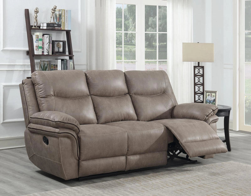 Steve Silver Isabella Manual Reclining Sofa in Sand