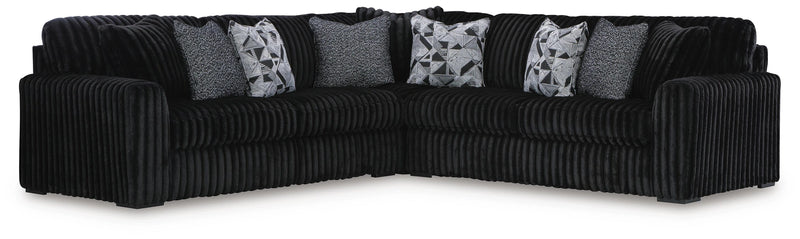 Midnight-Madness Sectional - Onyx