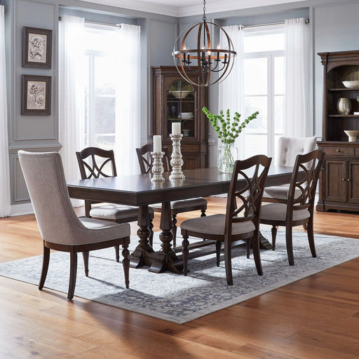 Arden Road Alt 7 Piece Trestle Table Set image