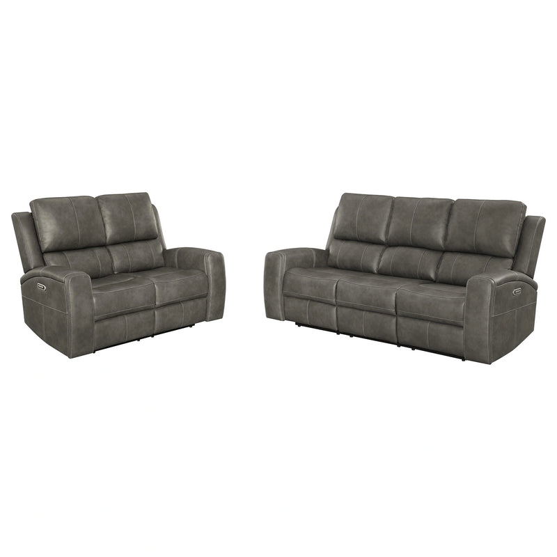 Brickston Triple Power Reclining Sofa Set
