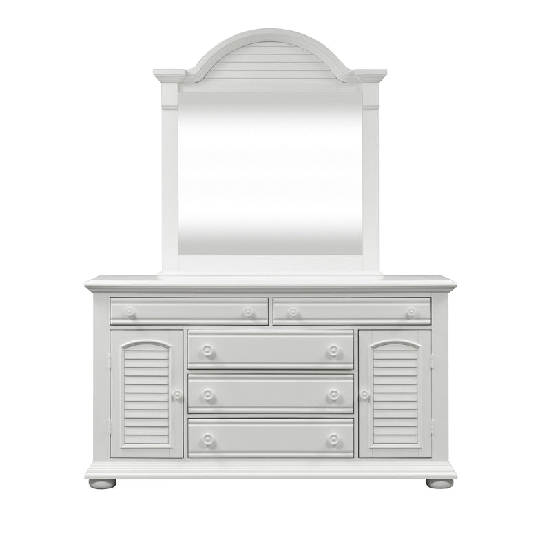 Summer House I Panel Bed, Dresser & Mirror, Night Stand image
