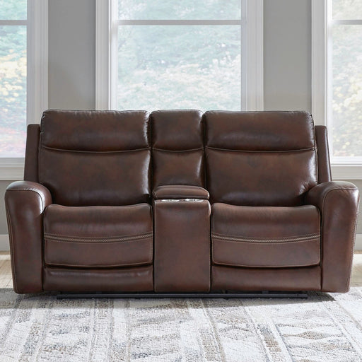Blair Loveseat w/Console P2 & ZG in Cognac image