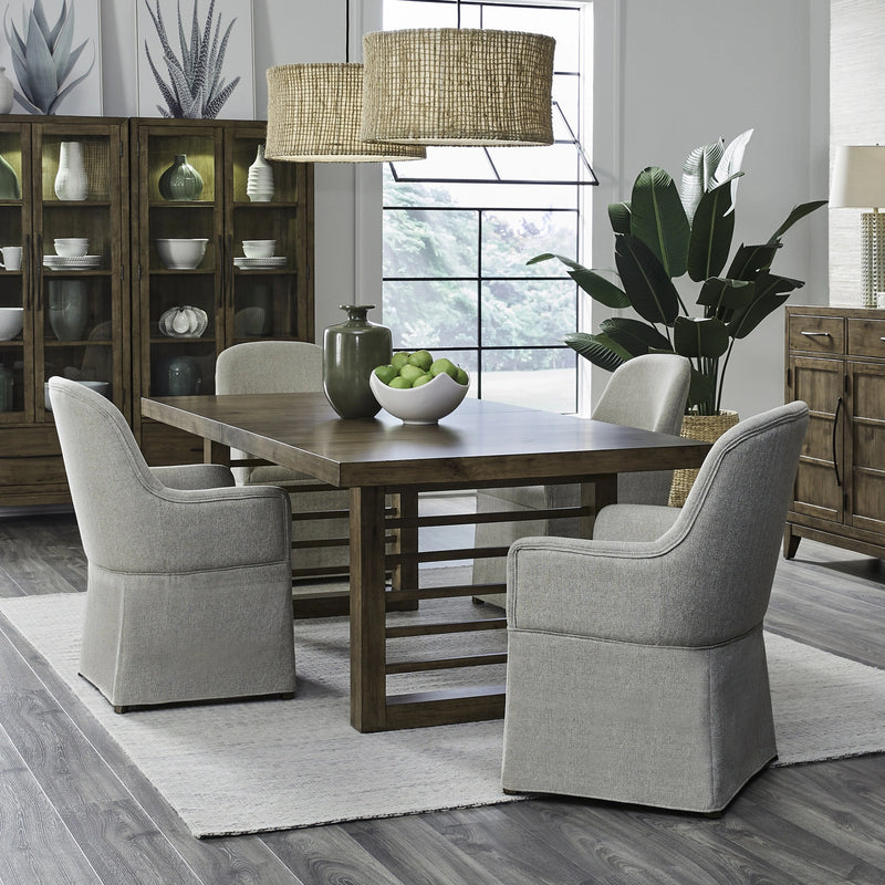 Shaker Lakes 5 Piece Double Pedestal Table Set image