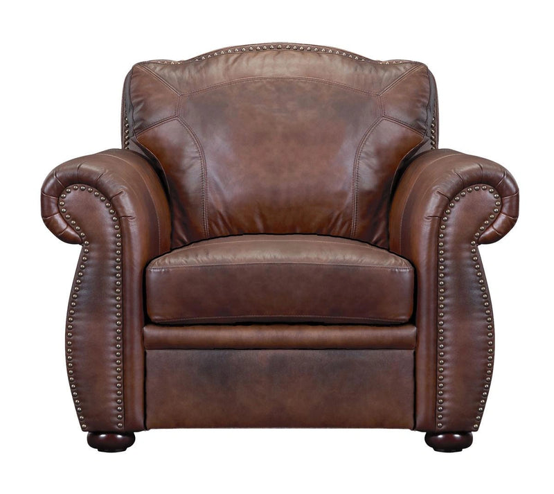 Leather Italia USA Cambria Arizona Chair in Marco