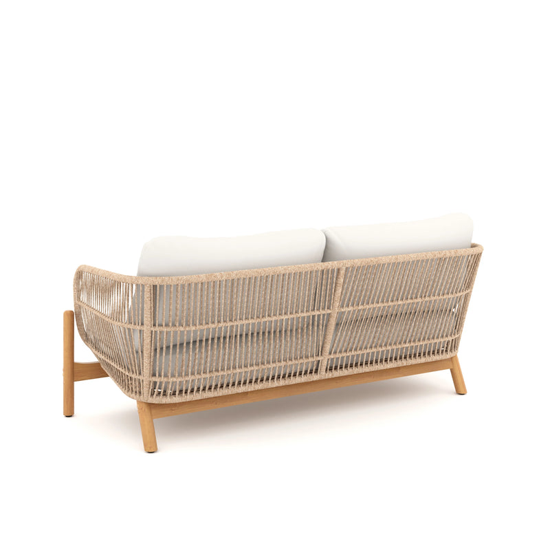 Solstice Rope Loveseat-Linen Beige