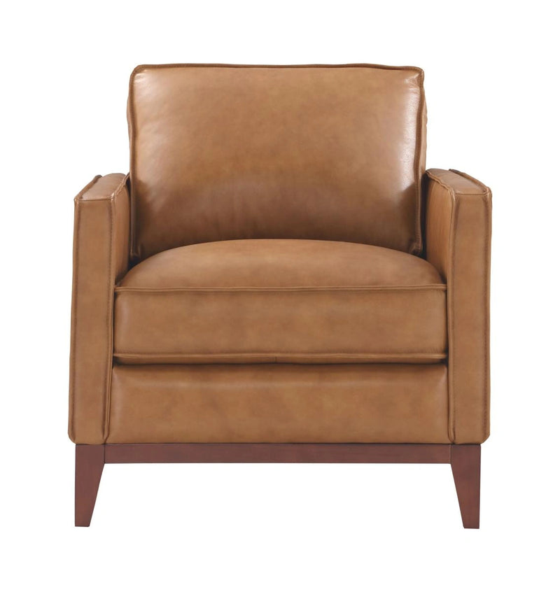 Leather Italia Georgetowne-Newport Chair in Camel