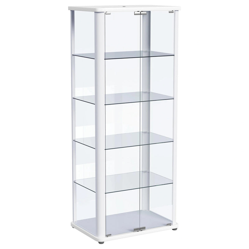 Aero Curio Cabinet with LED Lighting