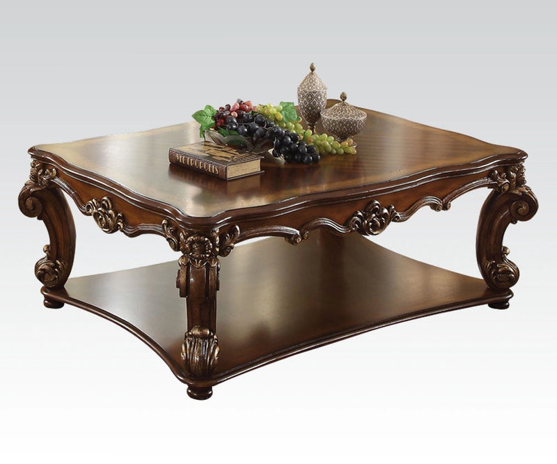 Acme Vendome Rectangular Coffee Table in Cherry 82000