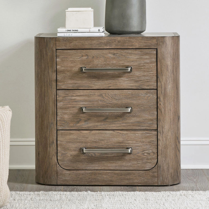 South Bend Nightstand w/ Charging Station in Burnished Clay image