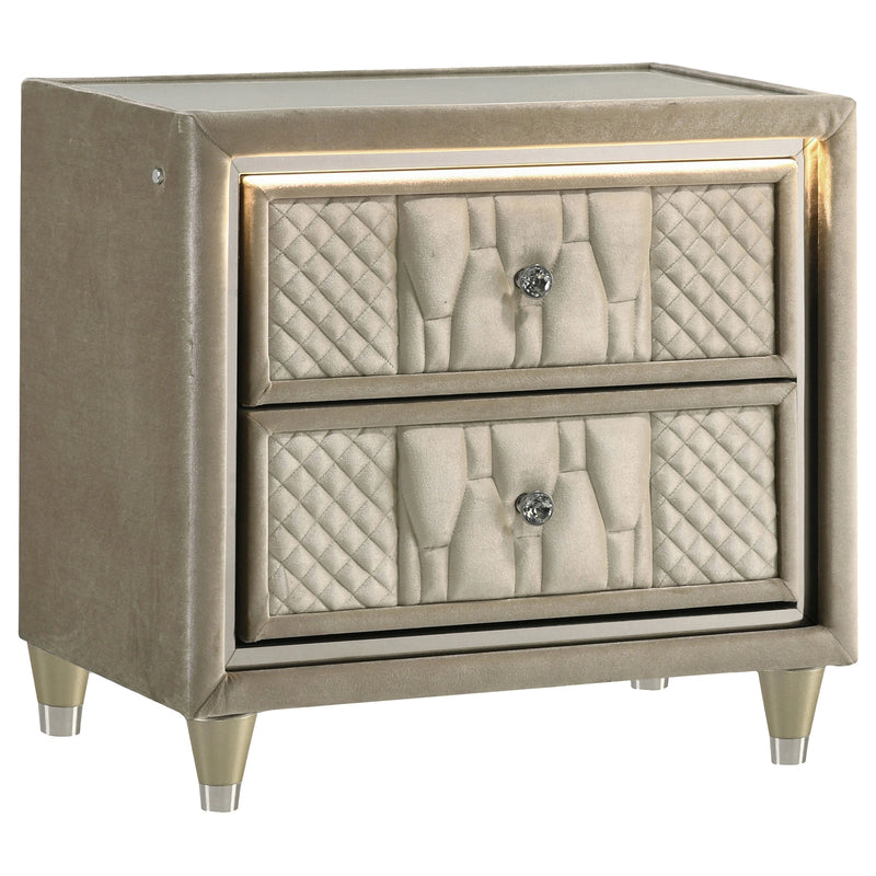 Lorient Nightstand with LED Lighting