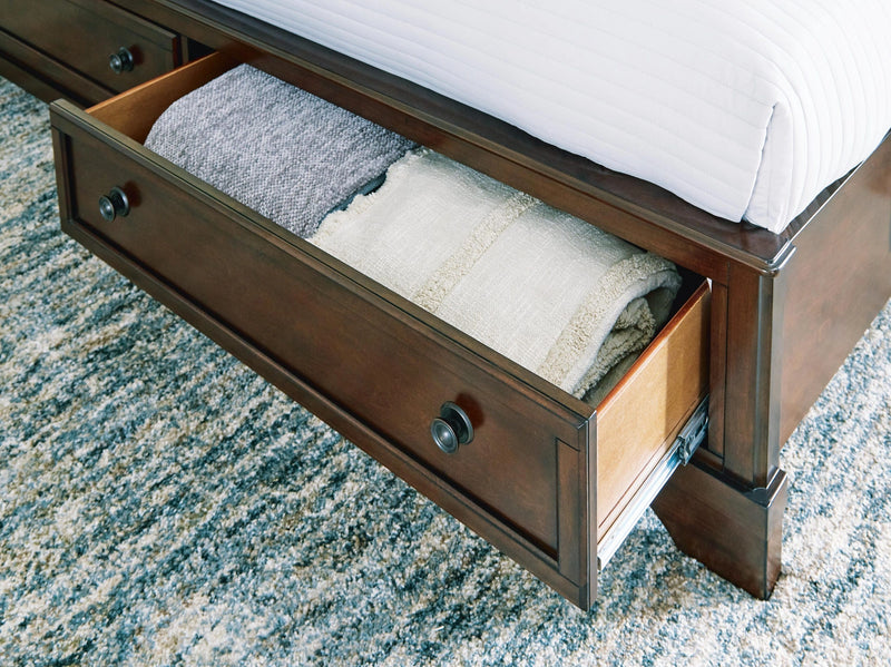 Trellington Sleigh Storage Bed