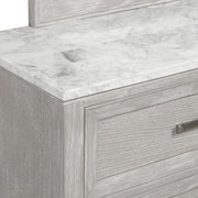 Fiona Landscape Mirror-Mist Gray