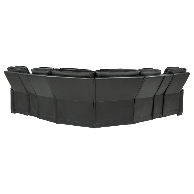 Zuma Dual Power Reclining Sectional Sofa