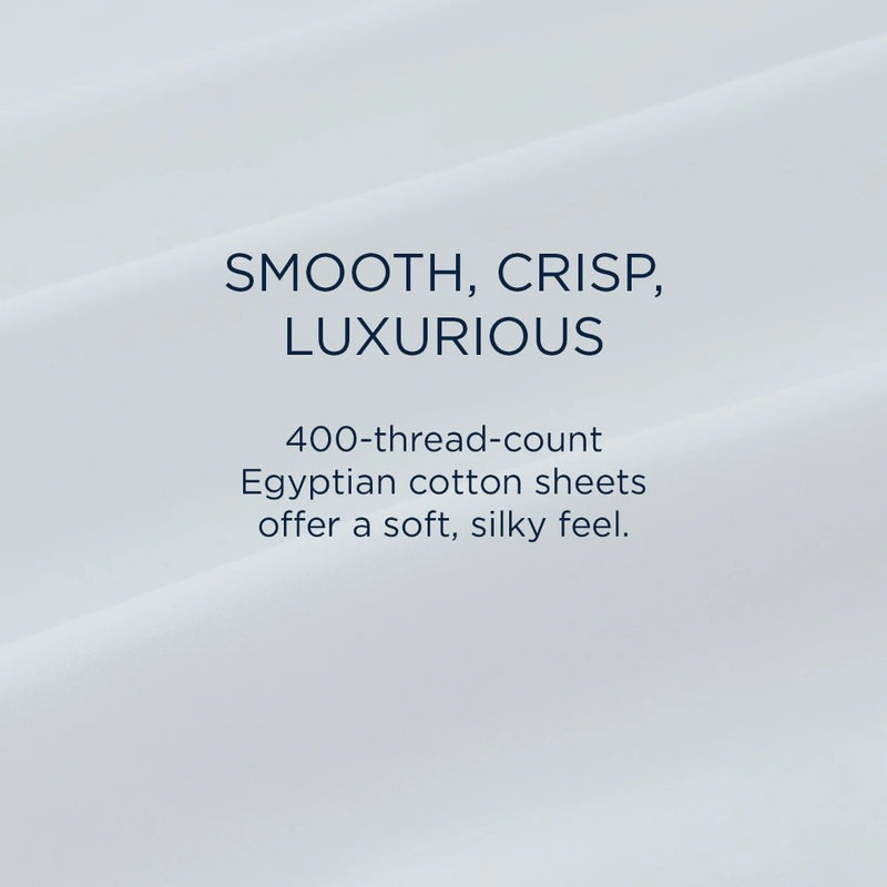 TEMPUR Luxe Egyptian Cotton Sheet Set Cool Gray