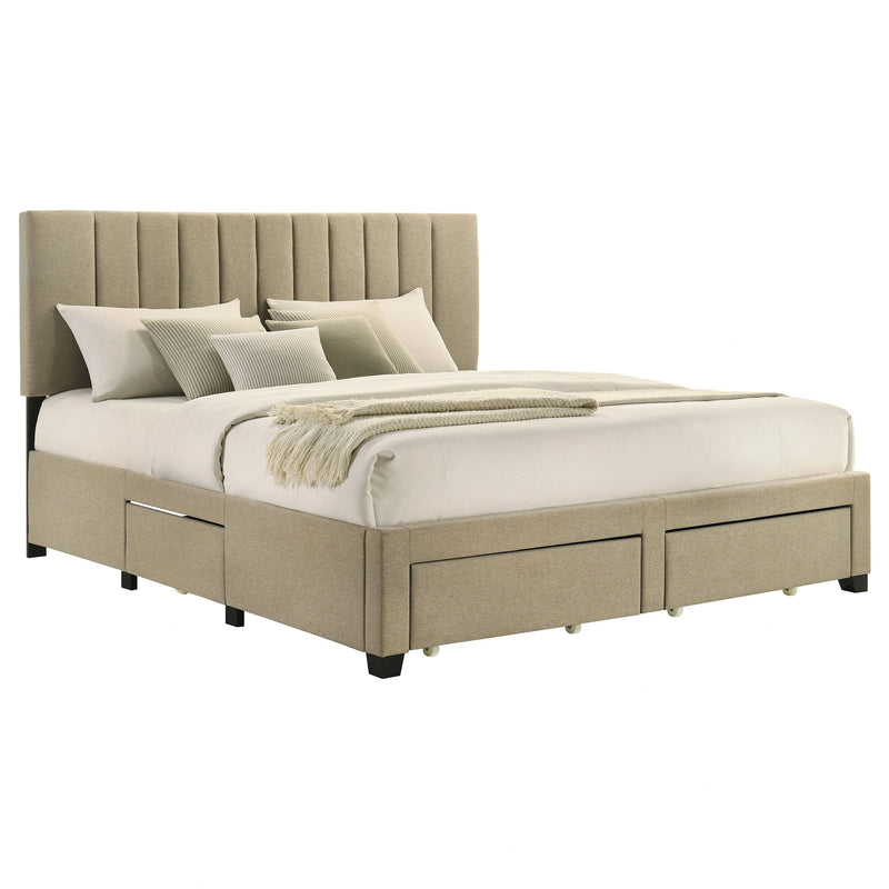 Wheatland Panel Platform Storage Bed