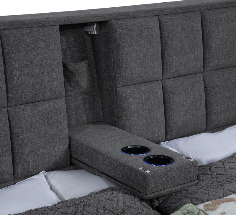 Dreux Panel Platform Bed