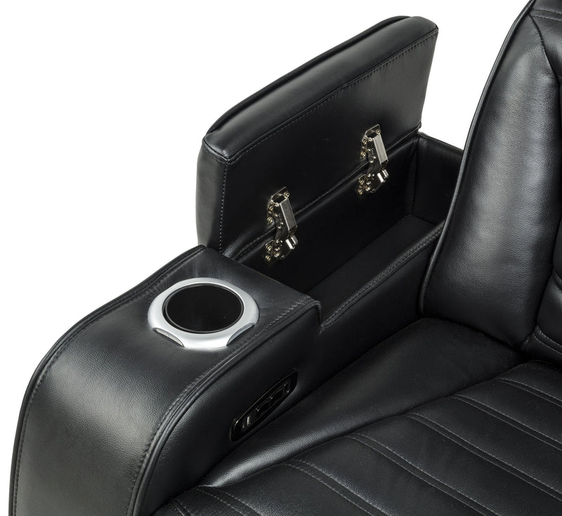 Zuma Dual Power Reclining Sectional Sofa