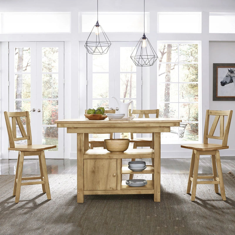 Lindsey Farm 5 Piece Gathering Table Set image