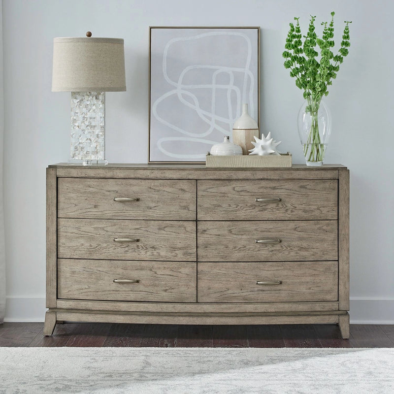 Avalon 6 Drawer Dresser in Burnished Beige image