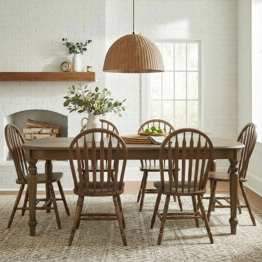 Carolina Crossing 7 Piece Leg Table Set image