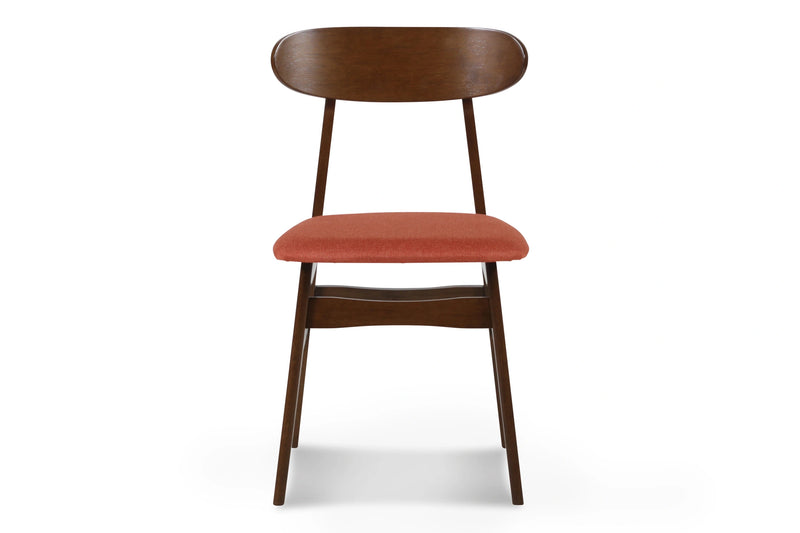 Morocco Dining Chair W/Orange Seat Cushion (2 Per Carton)