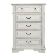 Abbey Park King California Sleigh Bed, Dresser & Mirror, Chest, Night Stand image