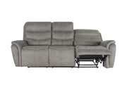 Kamari Sofa W/Dual Recliner-Gray