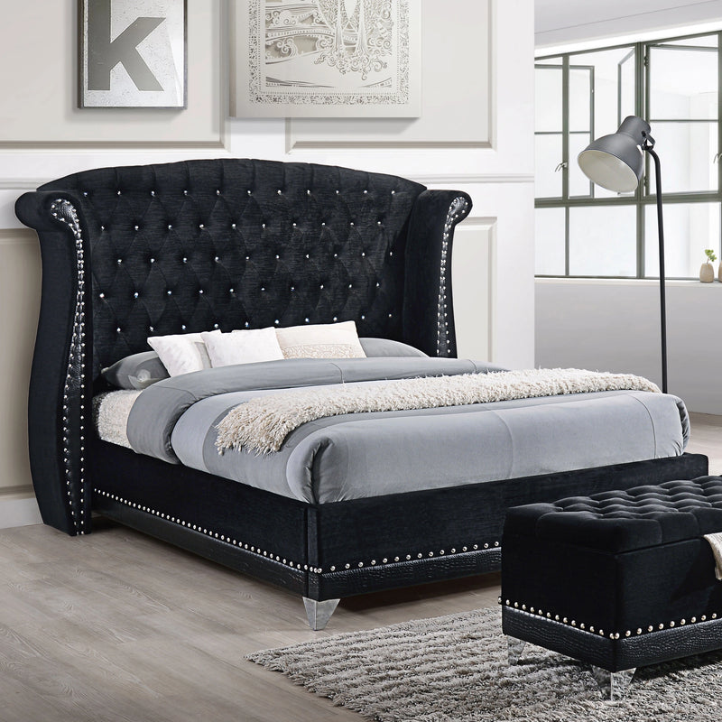 Barzini Wingback Platform Bed