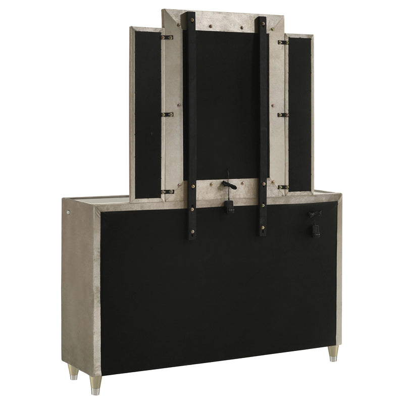 Lorient LED Dresser with LED Mirror