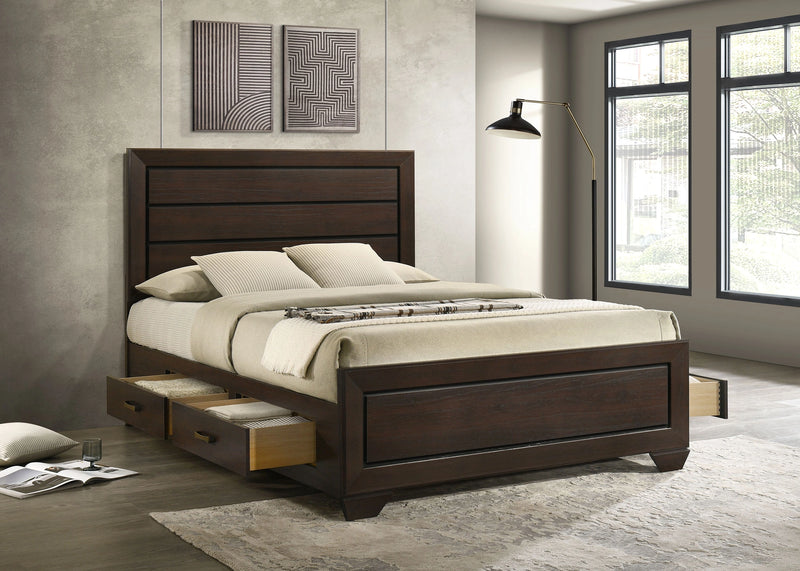 Kauffman Panel Platform Storage Bed