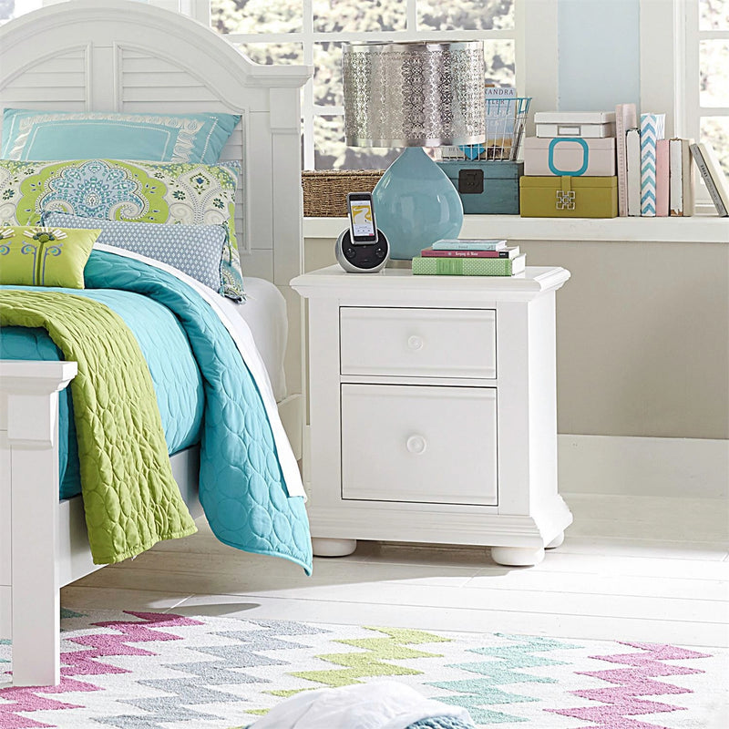 Summer House 2 Drawer Nightstand in Oyster White image