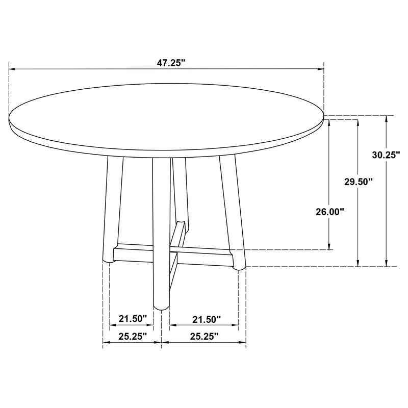 Dinah Dining Set (Table and 4 Chair)