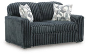 Midnight-Madness Loveseat - Gunmetal