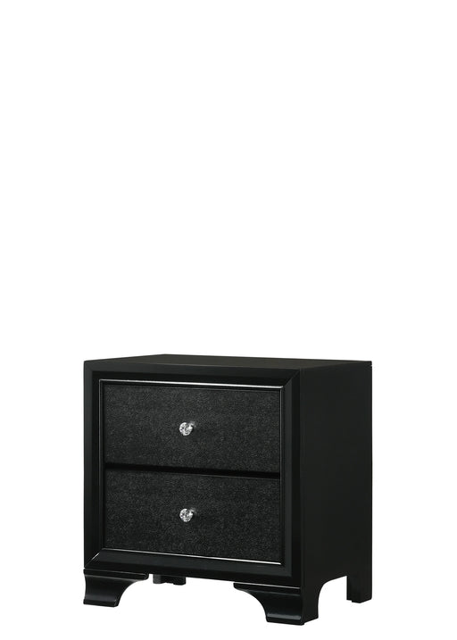 Crown Mark Micah Nightstand in Black image