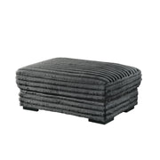 Embrace 41" Ottoman-Charcoal