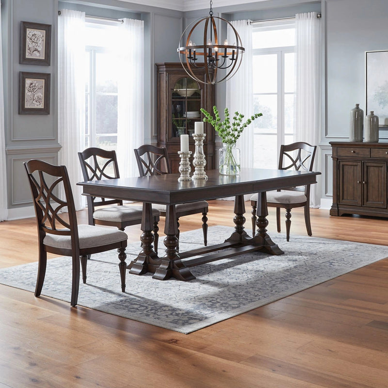 Arden Road 5 Piece Trestle Table Set image