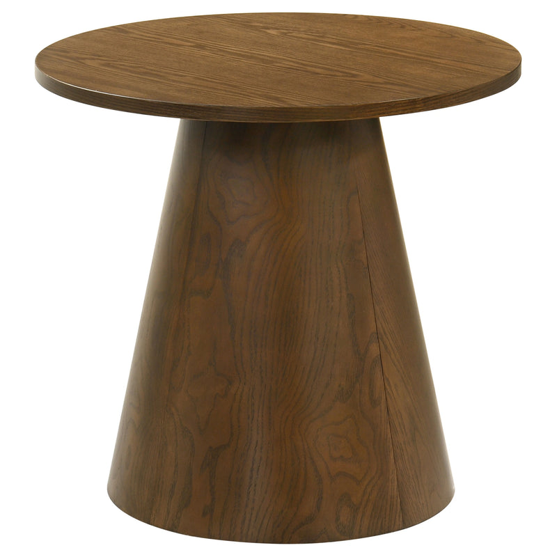 Franklin Round Pedestal Coffee Table Set
