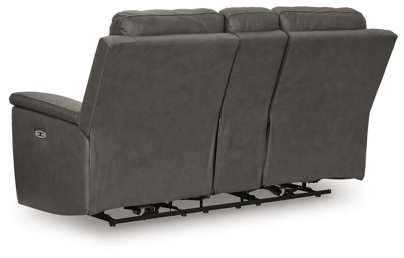 Bleckley Power Reclining Loveseat with Console