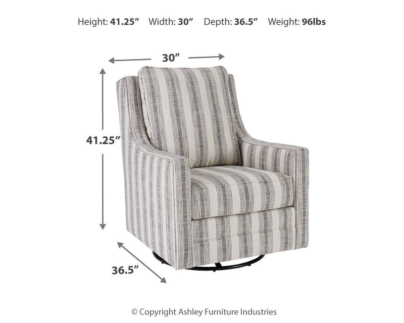 Kambria Swivel Glider Accent Chair
