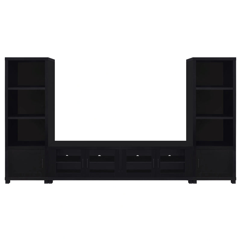 Jupiter Entertainment Center (TV Stand and 2 Media Tower)