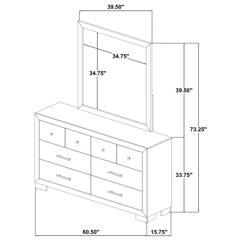 Arielle Dresser with Mirror