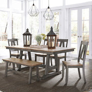 Lindsey Farm 6 Piece Trestle Table Set image