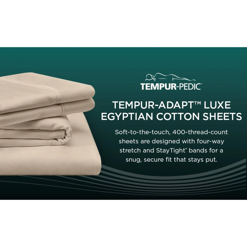 TEMPUR Luxe Egyptian Cotton Pillowcase Set