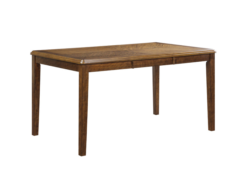Gia 5 Pc 60" Dining Table & 4 Chairs-Brown