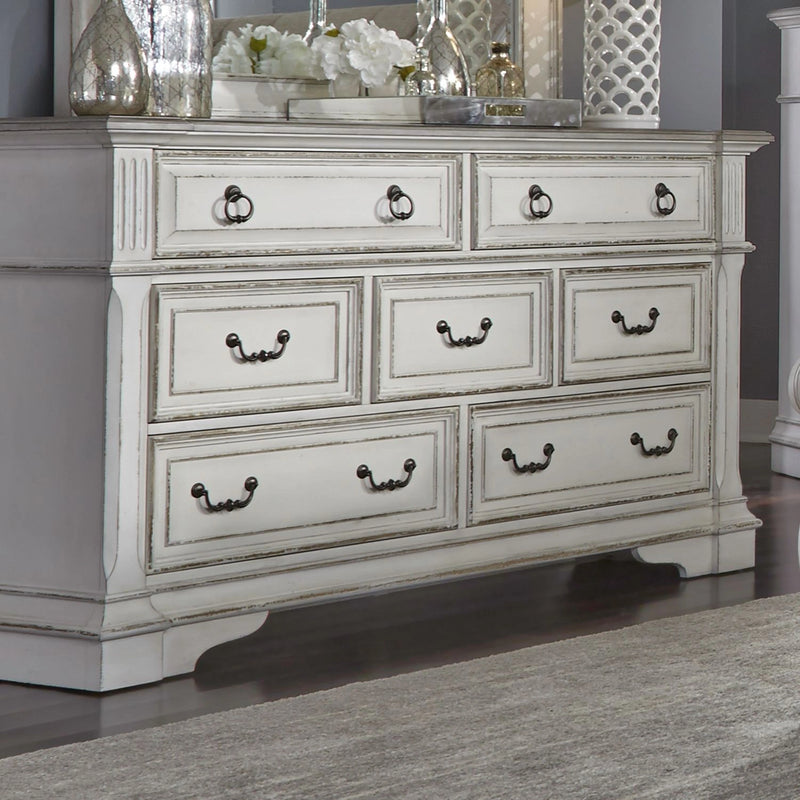 Abbey Park Drawer Dresser in Antique White image