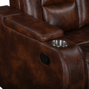 Chester Glider Recliner-Brown