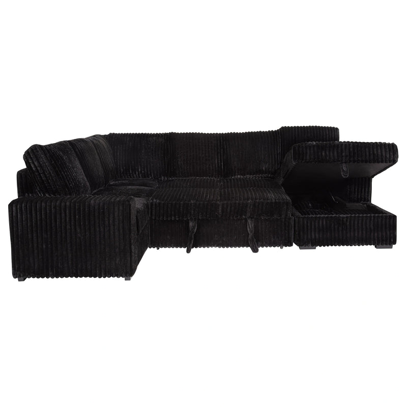 Devonshire Pull-Out Sleeper Sectional Sofa